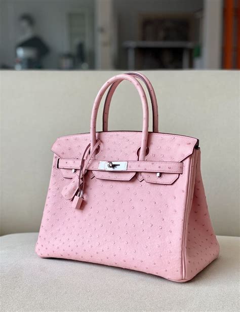 hermes birkin ostrich pink